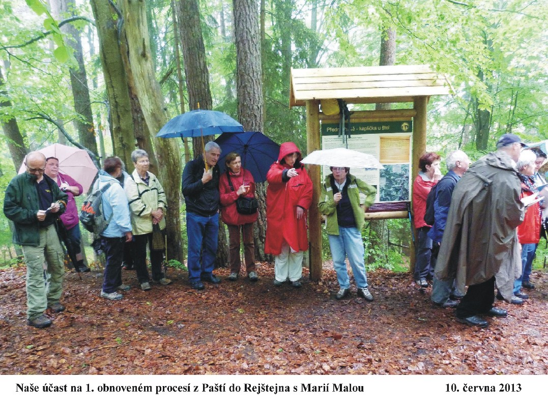1. procecí z Paští do Rejštejna