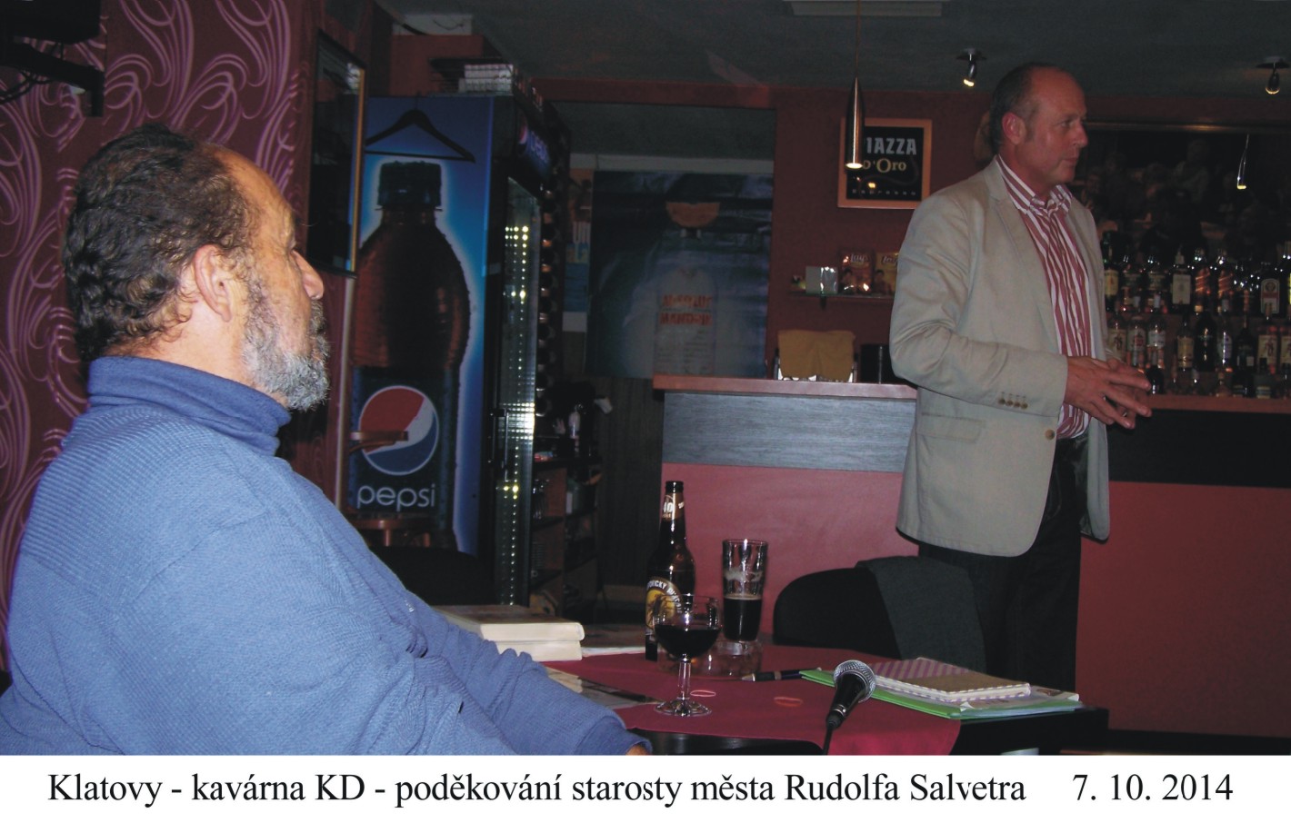 poděkování starosty města R. Salvetra