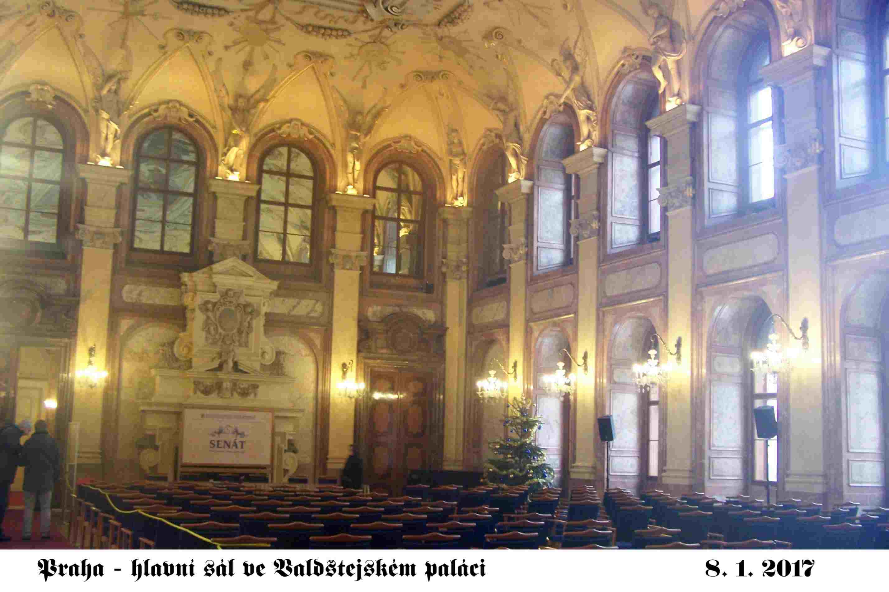 Hlavní sál Valdštejského paláce