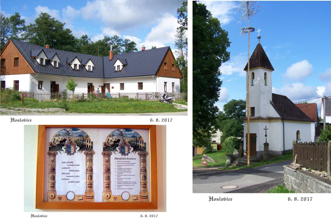 Hoslovická kaple sv. Václava a nová expozice s íčkem u mlýna