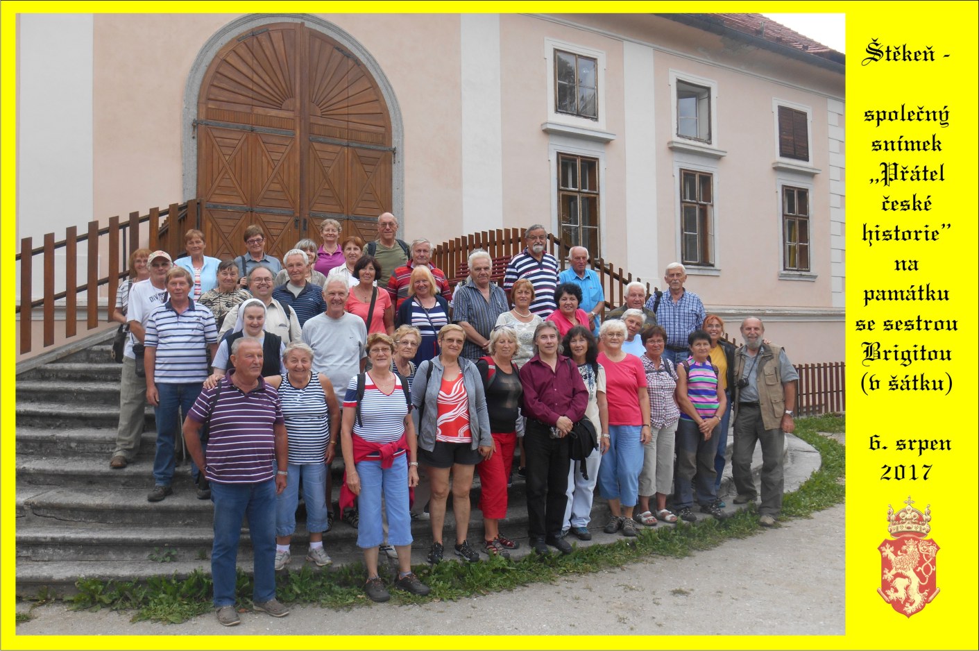 Společná fotografie se sestrou Brigitou