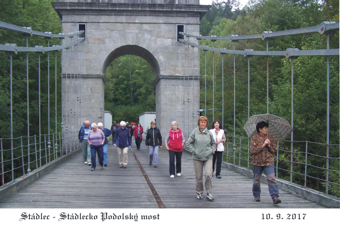 Procházka po mostě byla úžasná