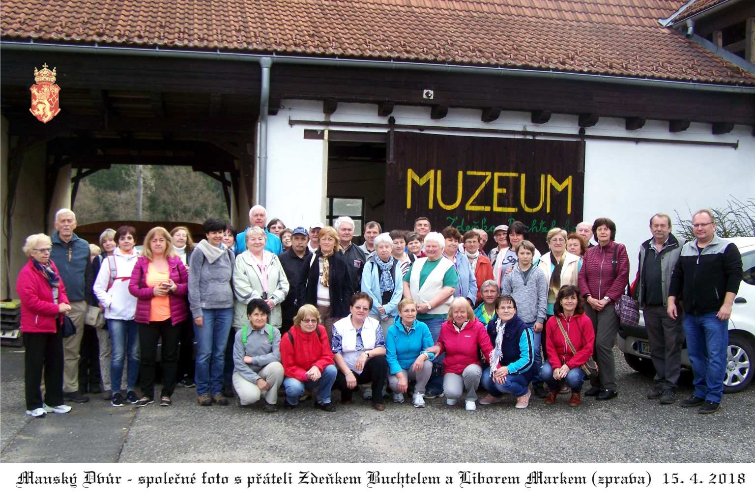 Společné fotografování s kolegy přáteli Zdeňkem Buchtelem a Liborem Markem.