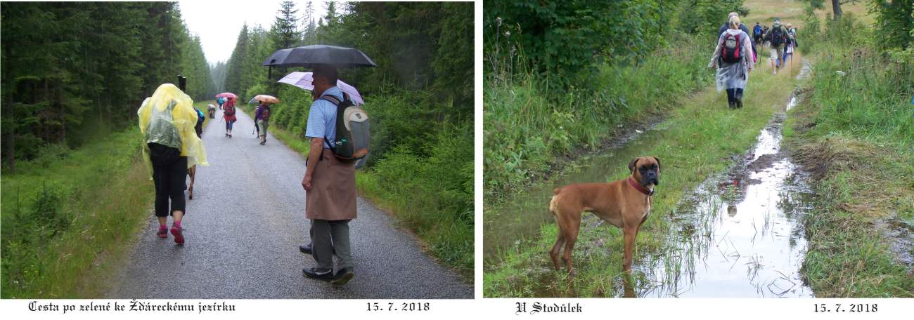 Bohužel nám taky pršelo.