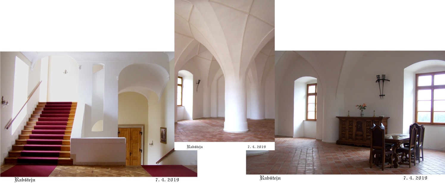 Rabštejn - krásně opravené interiéry.