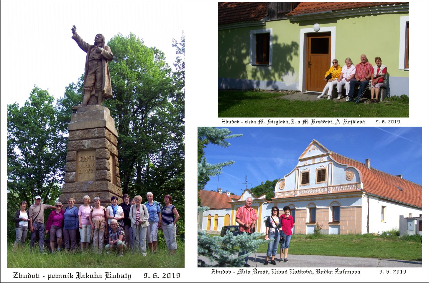 Velká pohoda ve Zbudově a u Kubatovo pomníku.