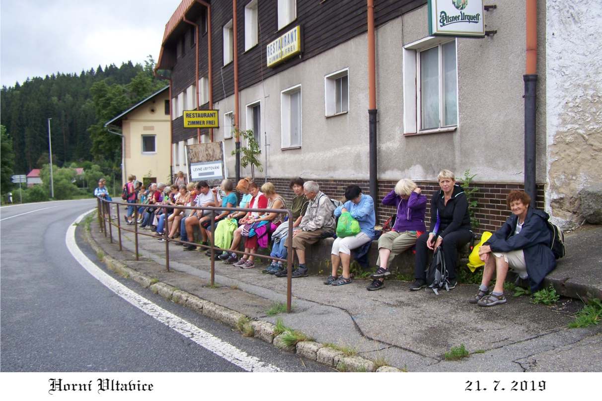 Odpočinek v Horní Vltavici.