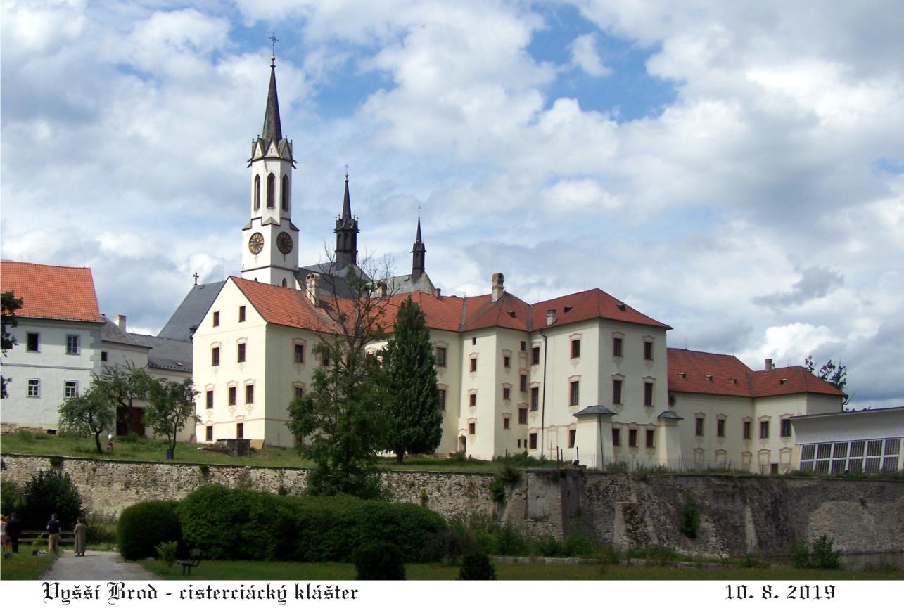 Vyšebrodský klášter je velmi fotogenický.