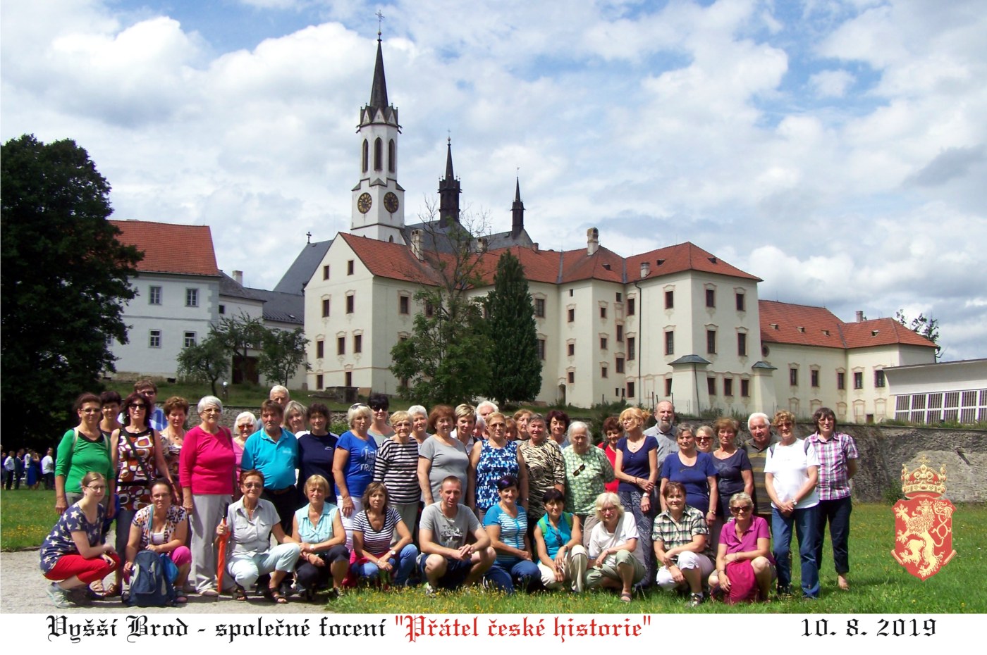 Společná fotografie první skupiny.