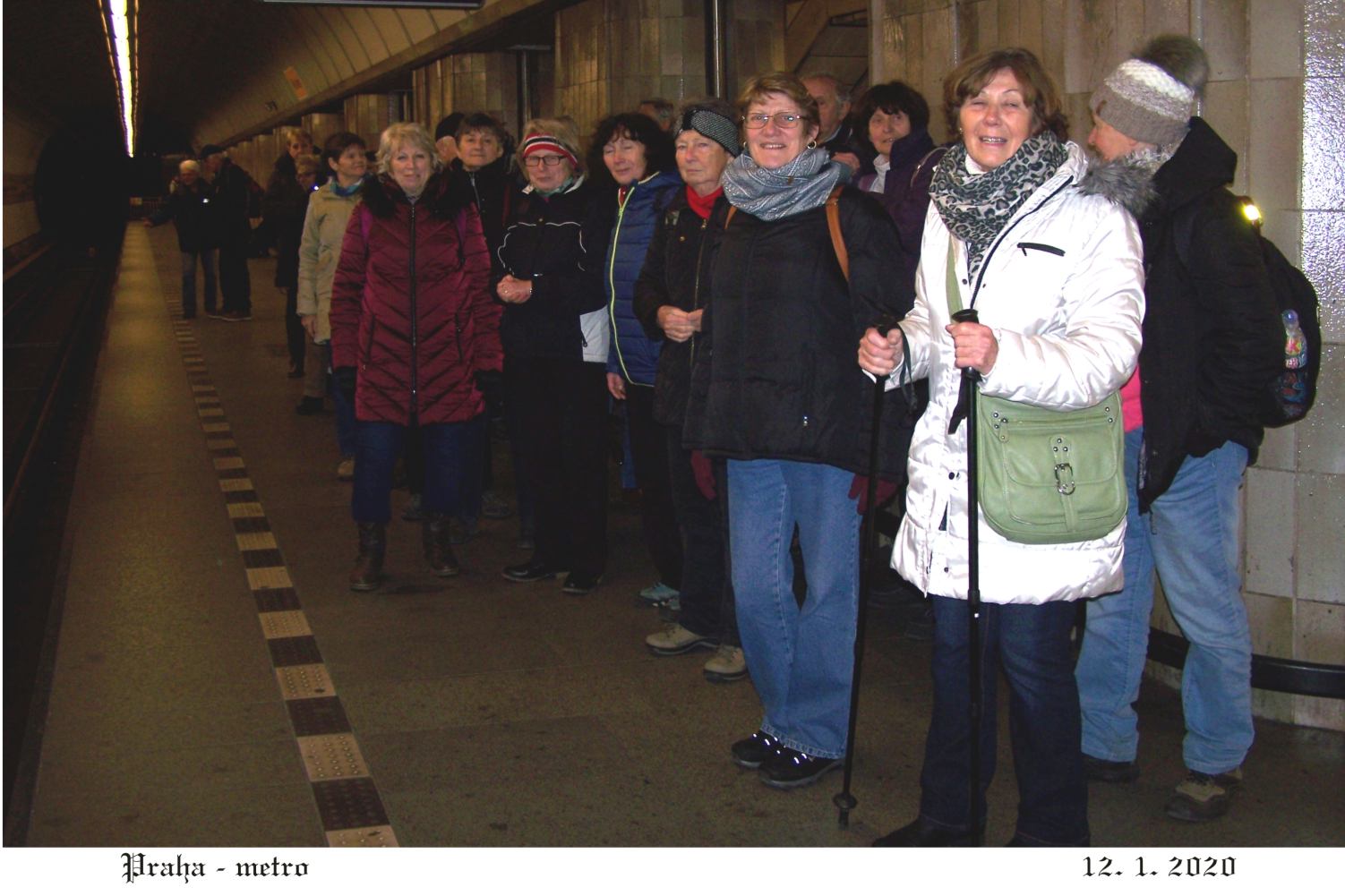 Čekání na metro.