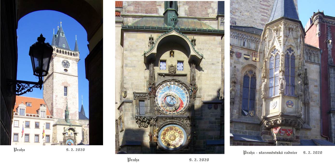 Staroměstská radnice s orlojem.