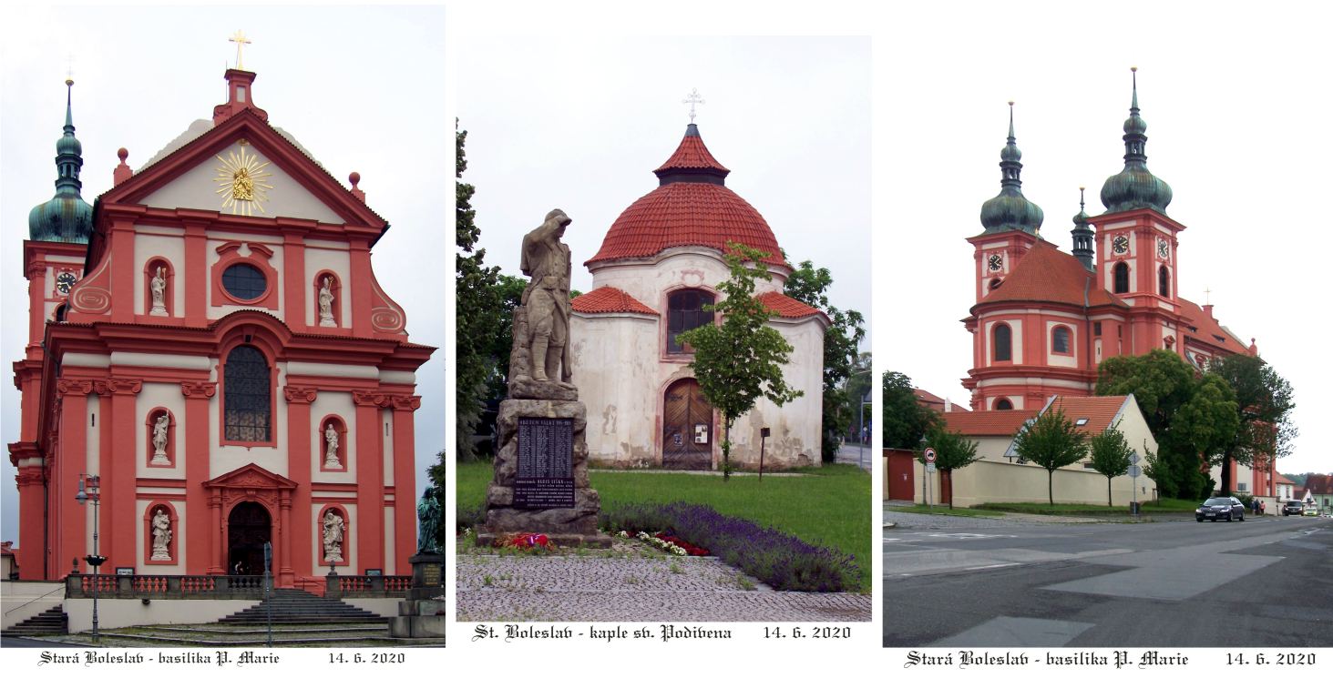 Basilika Nanebevzetí Panny Marie a kaple Blahoslaveného Podivena.