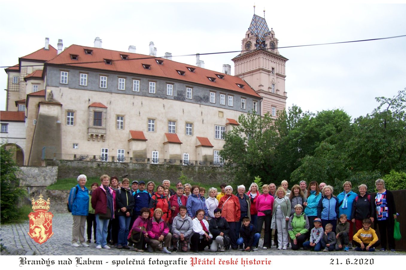 Společné foto na památku v Brandýse.