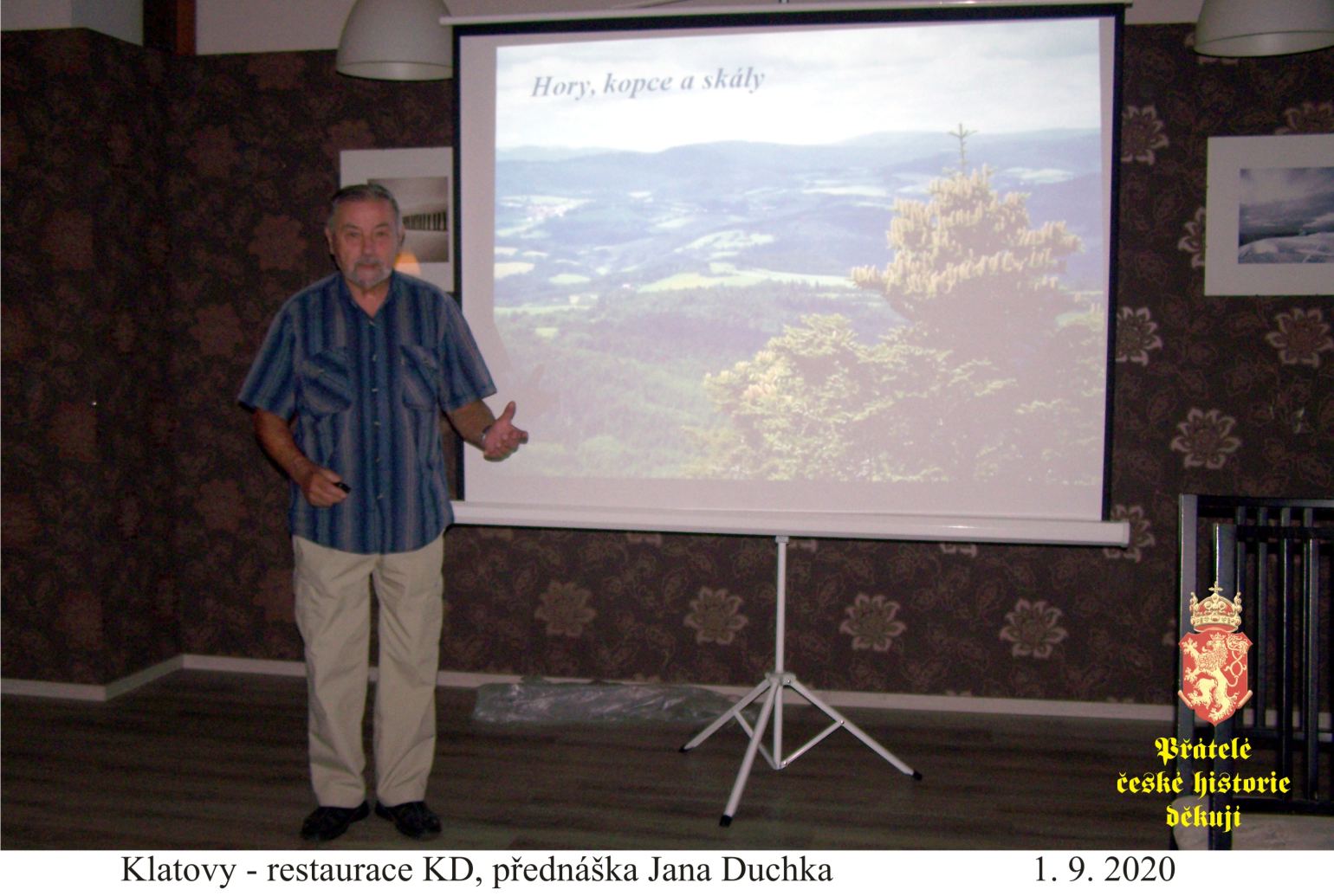 Beseda s Janem Duchkem a promítání z jeho cest po čsl. horách.