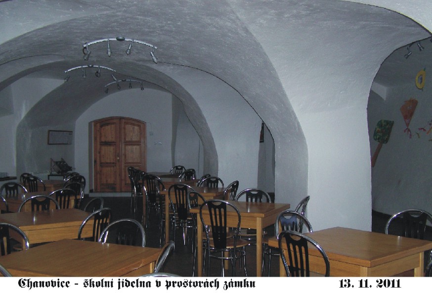 školní jídelna na zámku