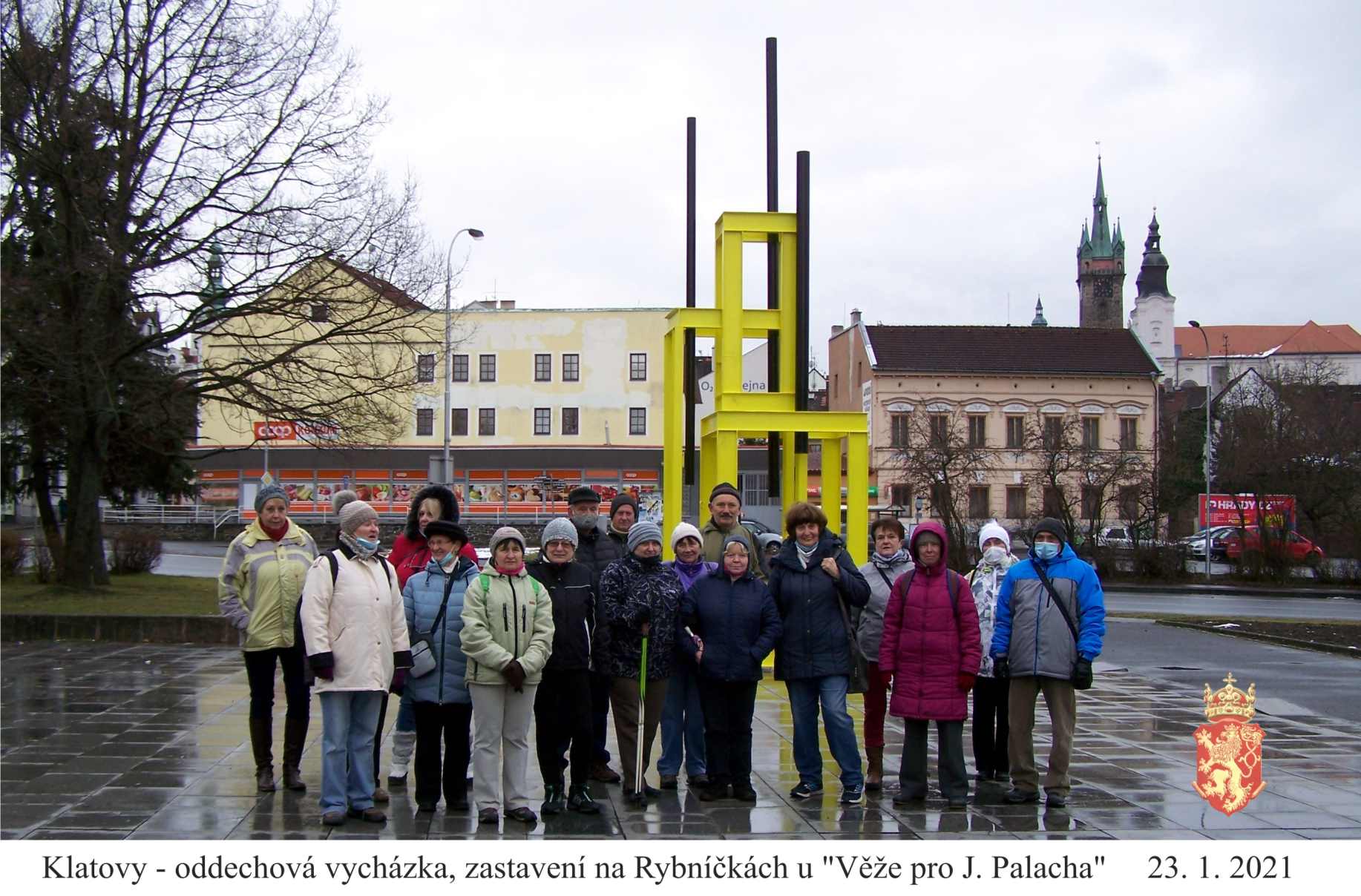 Lednová oddechová procházka po městě.