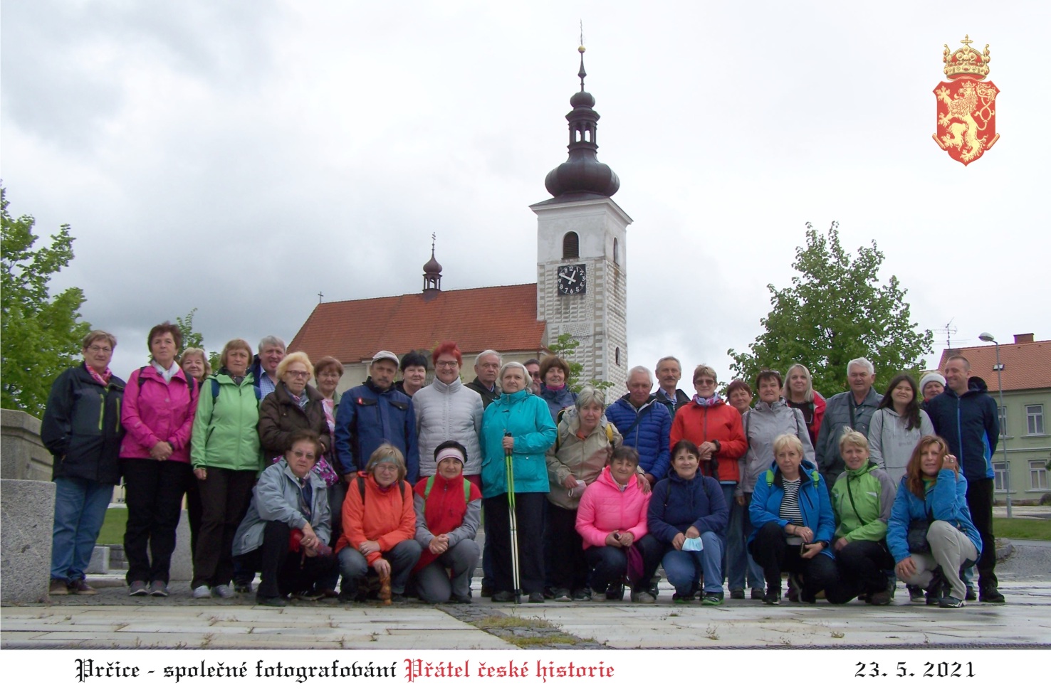 Společné fotografování v Prčicích.