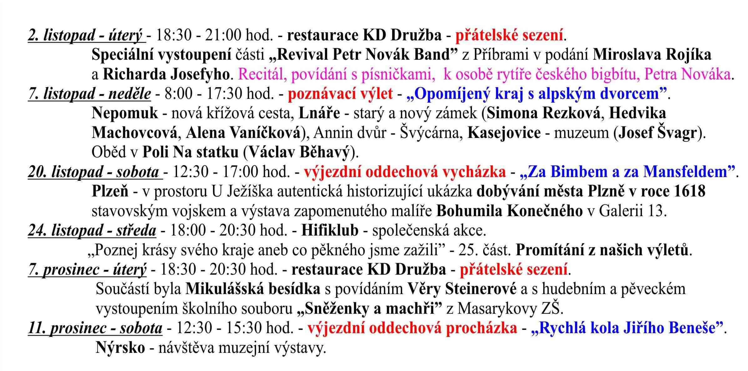akce spolku d