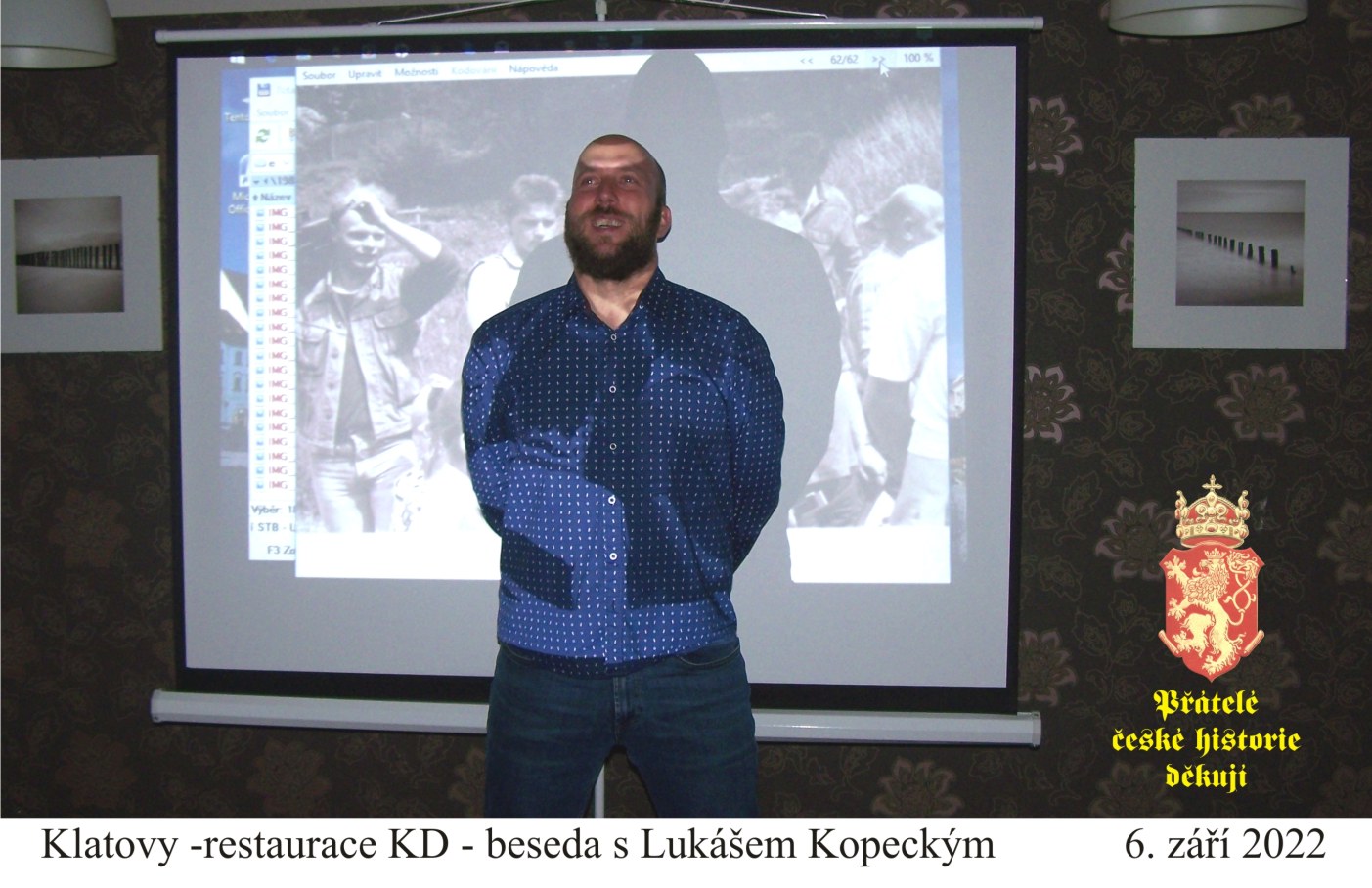 Beseda a promítání s historikem Lukášem Kopeckým.