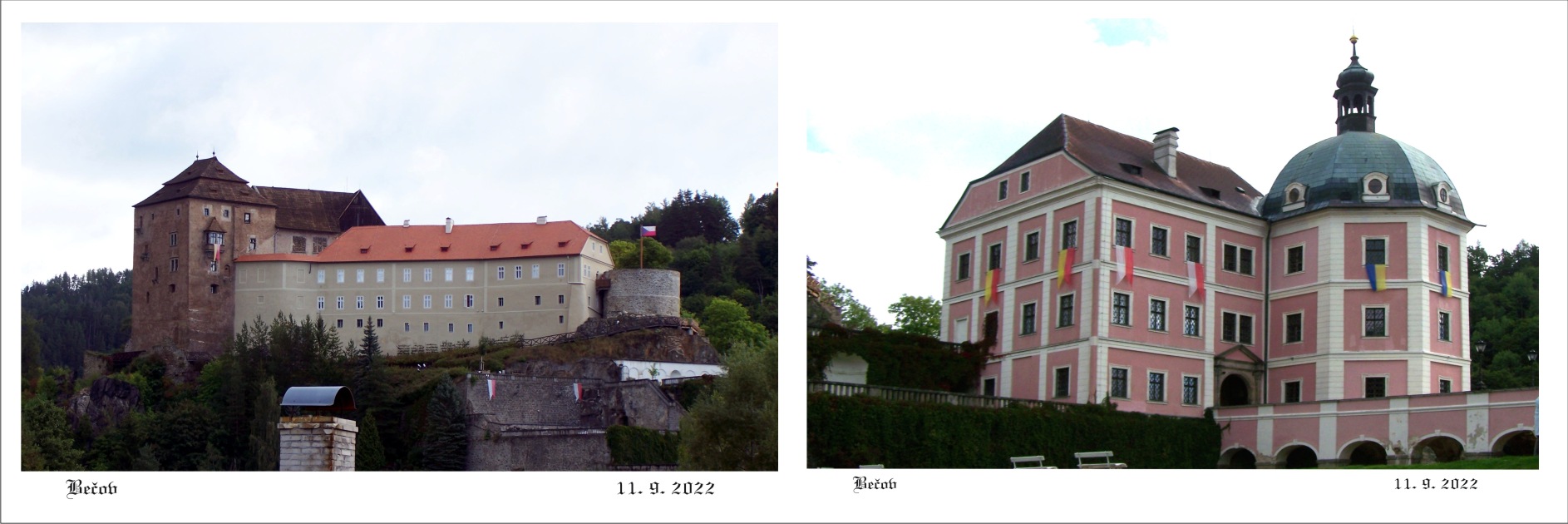 Bečovský hrad a zámek.