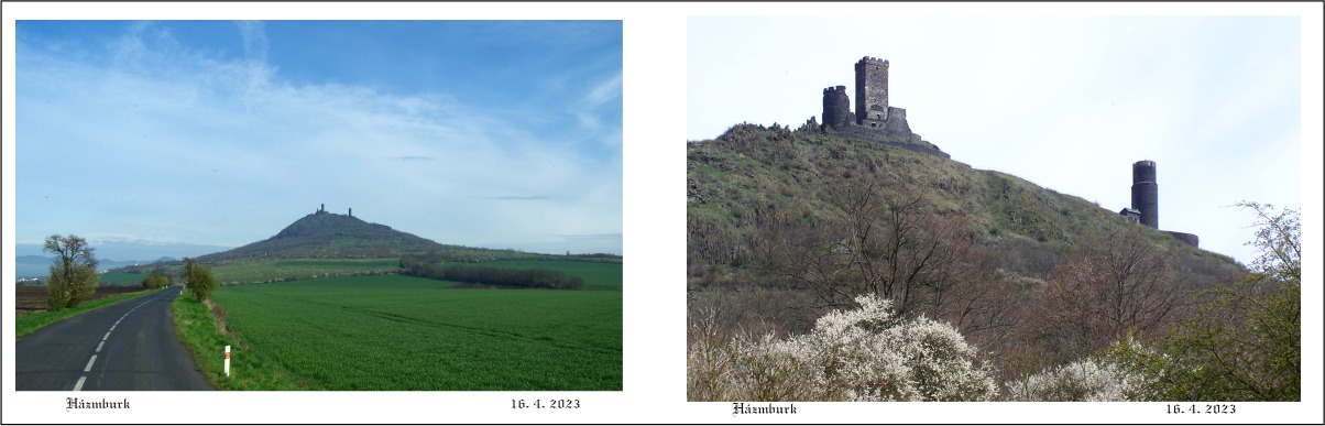 Dominanta širokého okolí, tož hrad Hazmburk.