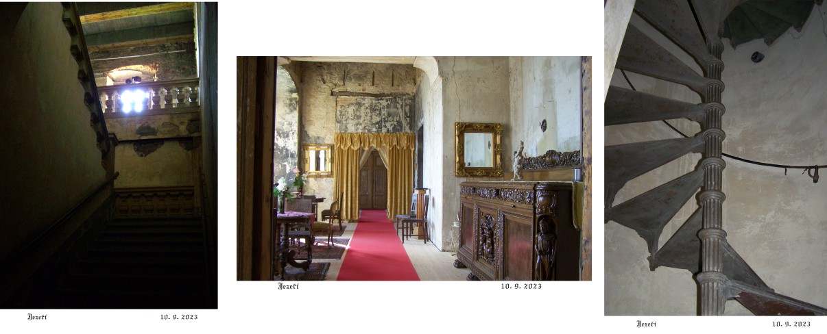 Krása interiéru, přerod ze zakonzervavaného stavu do stavu restaurovaného a.