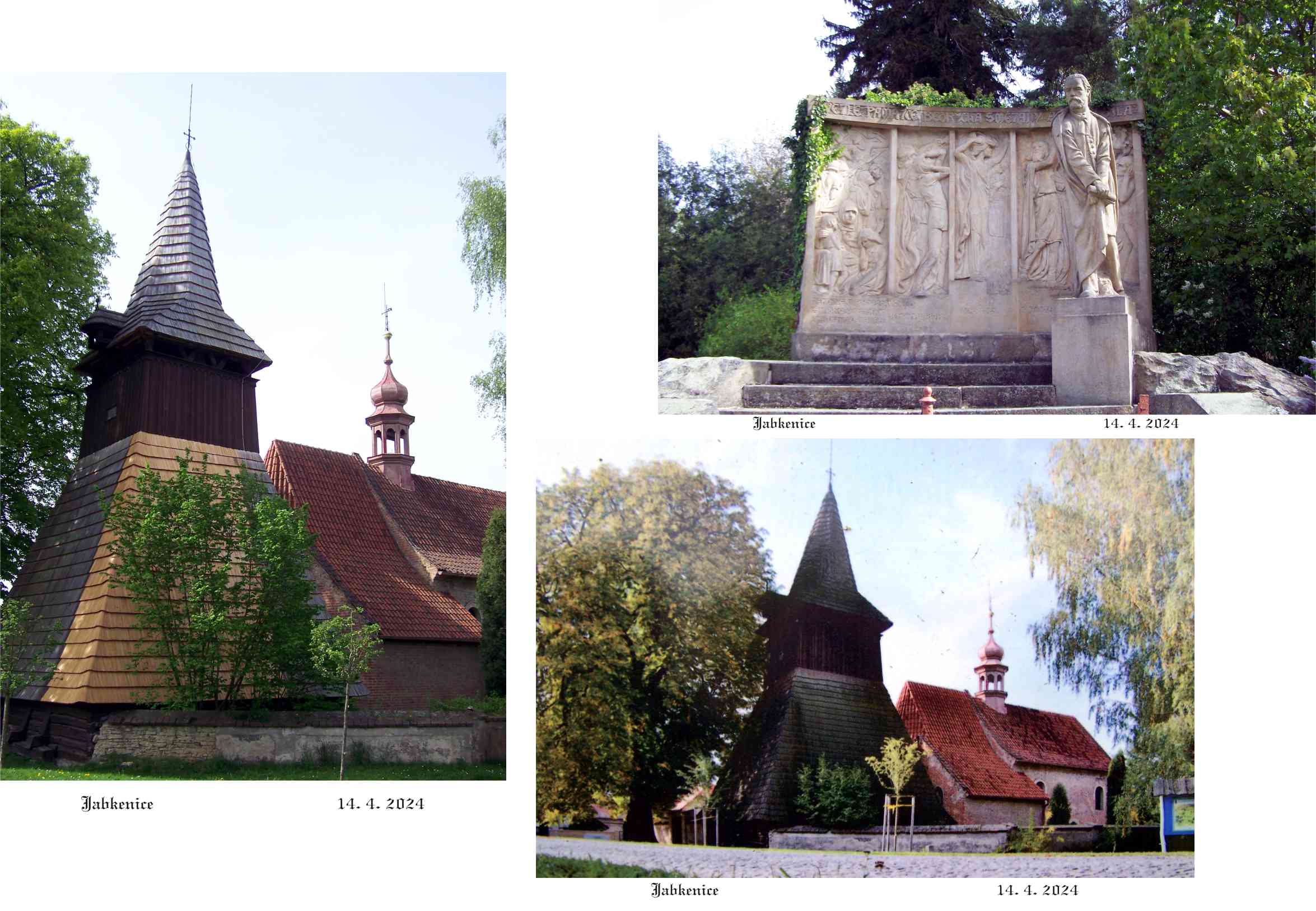 V obci samotné je úžasný pomník Bedřicha Smetany a unikátní dřevěná zvonice s gotickým kostelem.